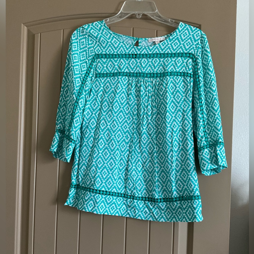 Teal Blouse